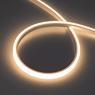 Лента герметичная WAVE-TOP-PU-A144-10x10mm 24V Warm3000 (5 W/m, IP68, 3m, wire x1) (Arlight, Вывод боковой, 3 года)