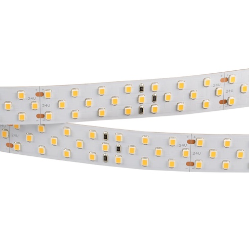Лента светодиодная RT 2-5000 24V Warm2700 3x2 (2835, 1260 LED, CRI98) (Arlight, 27 Вт/м, IP20)