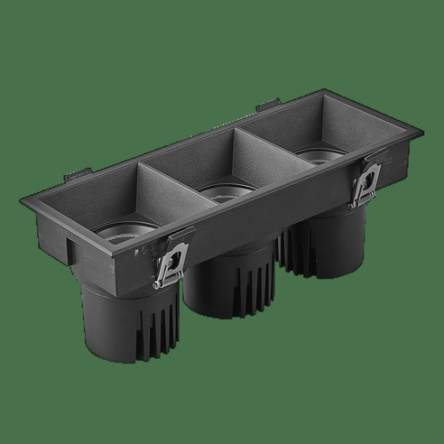 Светильник MS-FLOW-BUILT-S230x85-3x6W Day4000 (BK, 15 deg, 230V) (Arlight, IP20 Металл, 5 лет)