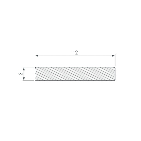 Полоса ARH-W12-3000 WHITE (Arlight, Алюминий)