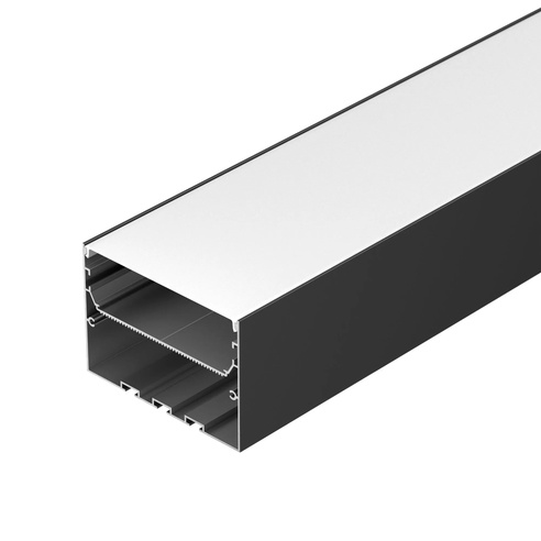 Профиль POWER-W100H70-2000 BLACK (Arlight, Алюминий)