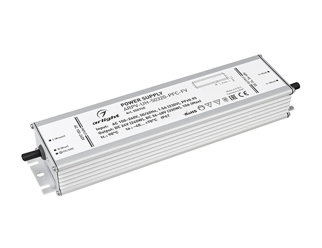 Категория регулируемые 24-50V [IP67, металл]