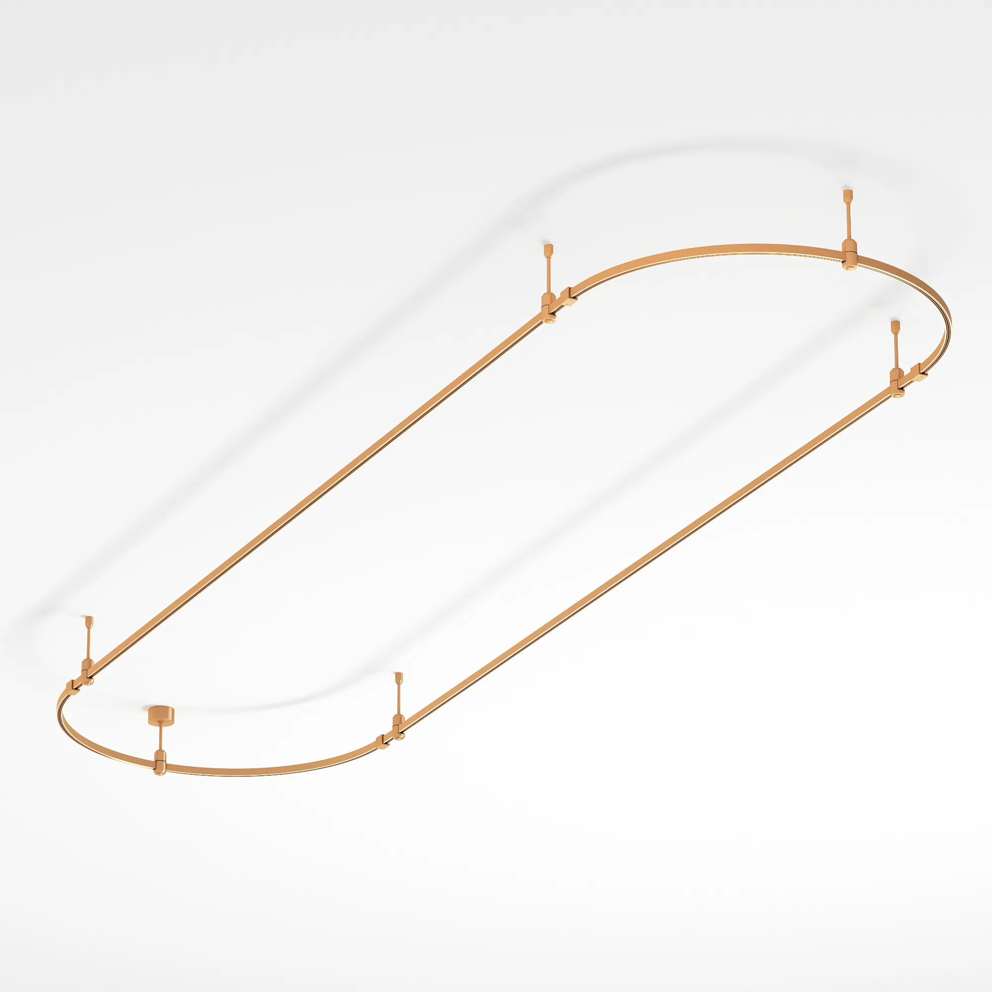 Трек ART-APRIORI-OVAL-ROD-200-3000x1000 (GD) (Arlight, IP20 Металл, 3 года) - изображение товара