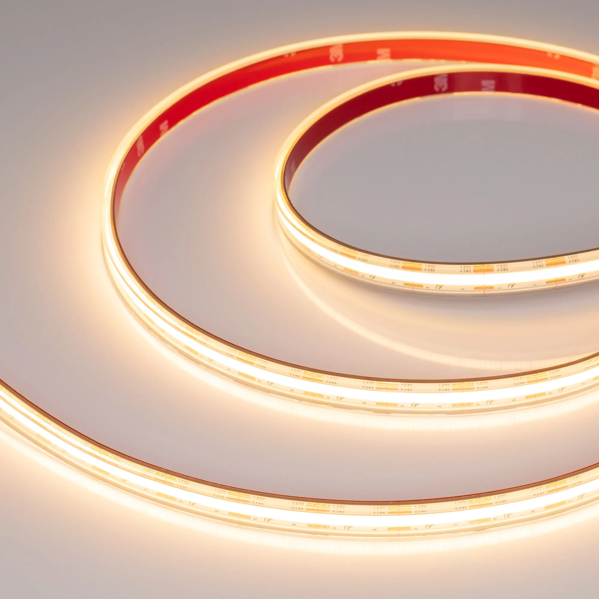 Лента светодиодная герметичная COB-PS-X560-12mm 24V Warm2700 (9.6 W/m, IP67, 10m) (Arlight, 5 лет) - изображение товара