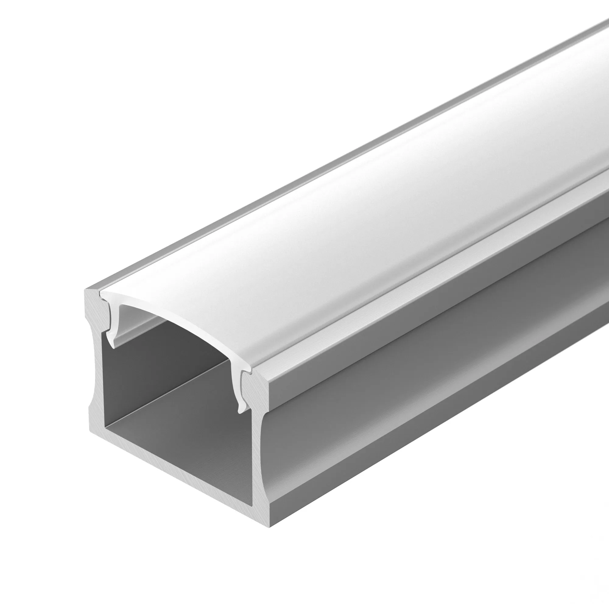 Профиль с экраном ALU-WIDE-H15-2000 ANOD+FROST (Arlight, Алюминий) - изображение товара