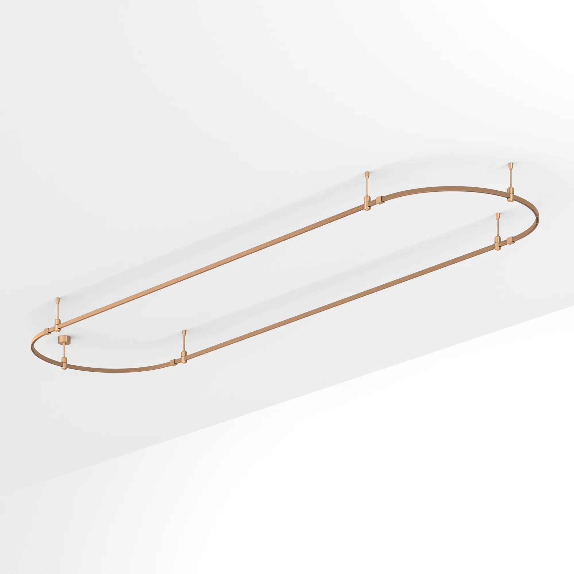 Трек ART-APRIORI-OVAL-ROD-200-4000x1000 (GD) (Arlight, IP20 Металл, 3 года)