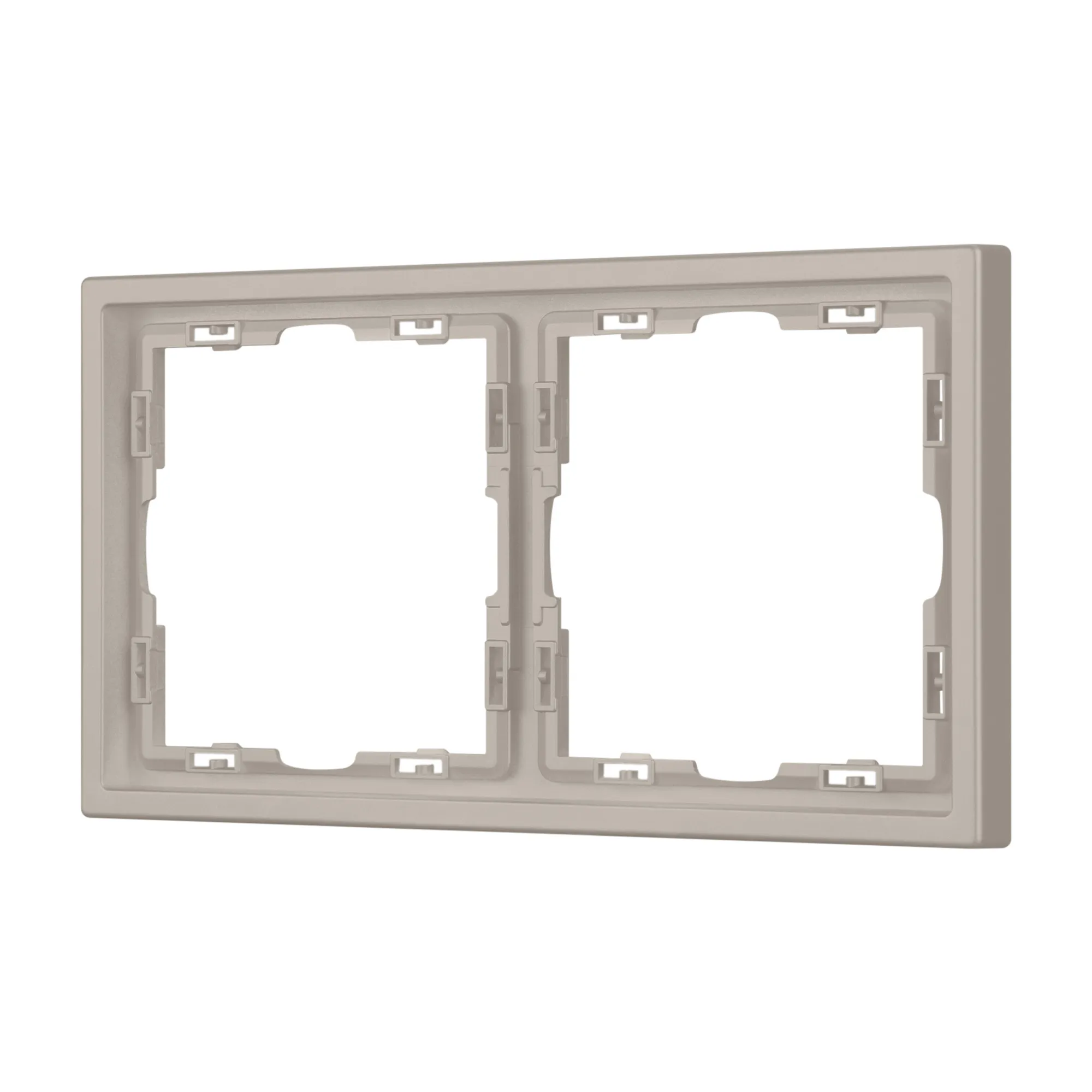 Рамка пластиковая FRM-NOBE-SFPL-2-CA (Arlight, Кашемир)