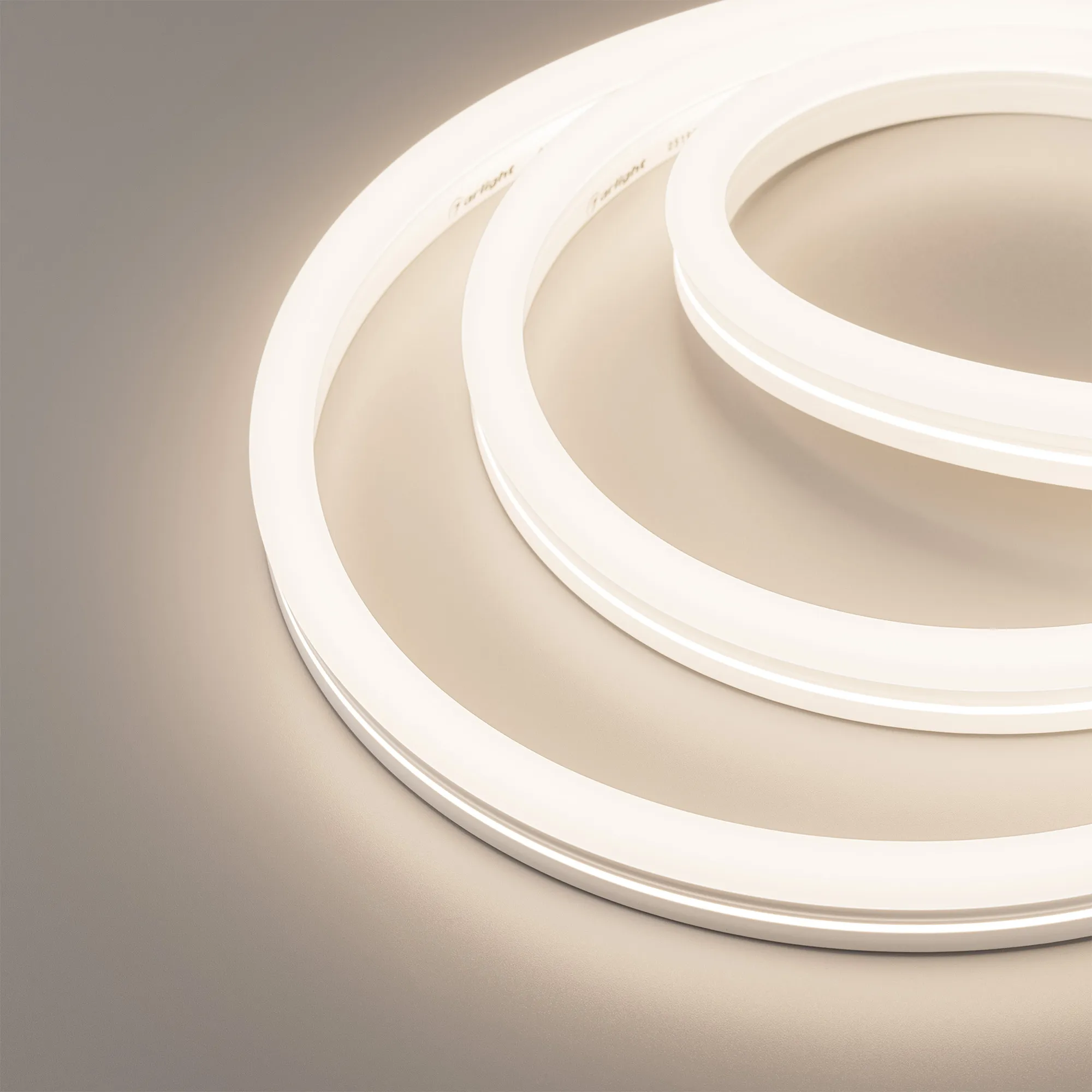 Лента герметичная MOONLIGHT-SIDE-X336-12x24mm 230V Warm3500 (11 W/m, IP65, 50m, wire x1) (Arlight, Грибовидная форма)